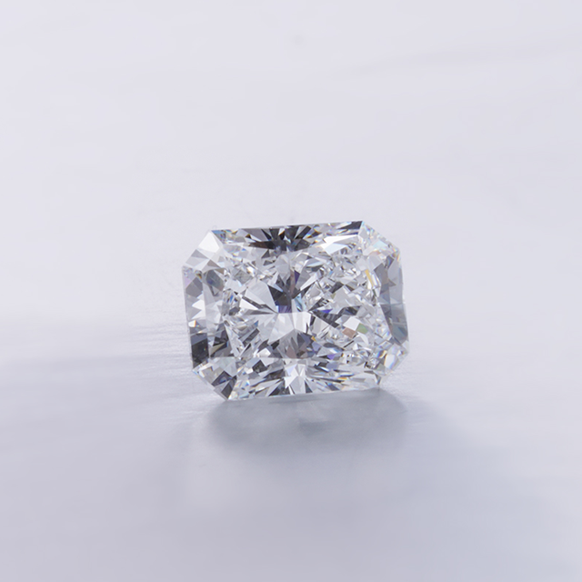 Radiant Cut 1.0ct E VVS CVD Lab ปลูกเพชรด้วย IGI