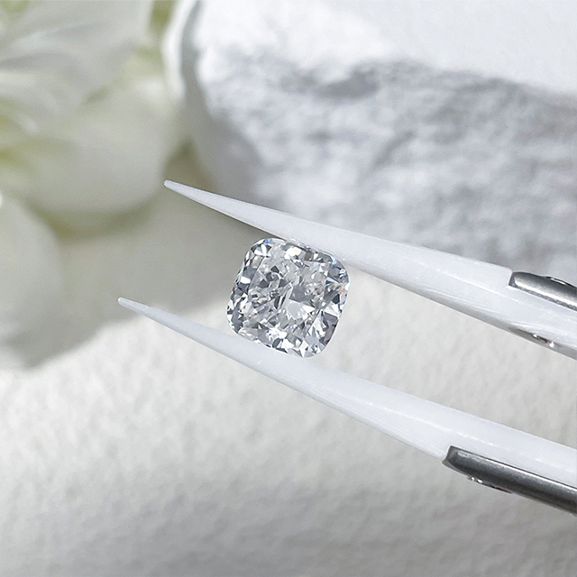 Cushion Cut 1 กะรัต 3 กะรัต Loose HPHT CVD Lab Grown Diamond