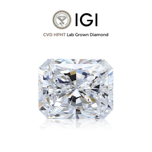 ใบรับรอง IGI Radiant Cut D VS HPHT CVD Lab Grown Diamond