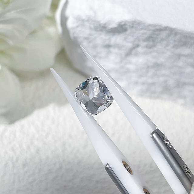 Cushion Cut 1 กะรัต 3 กะรัต Loose HPHT CVD Lab Grown Diamond